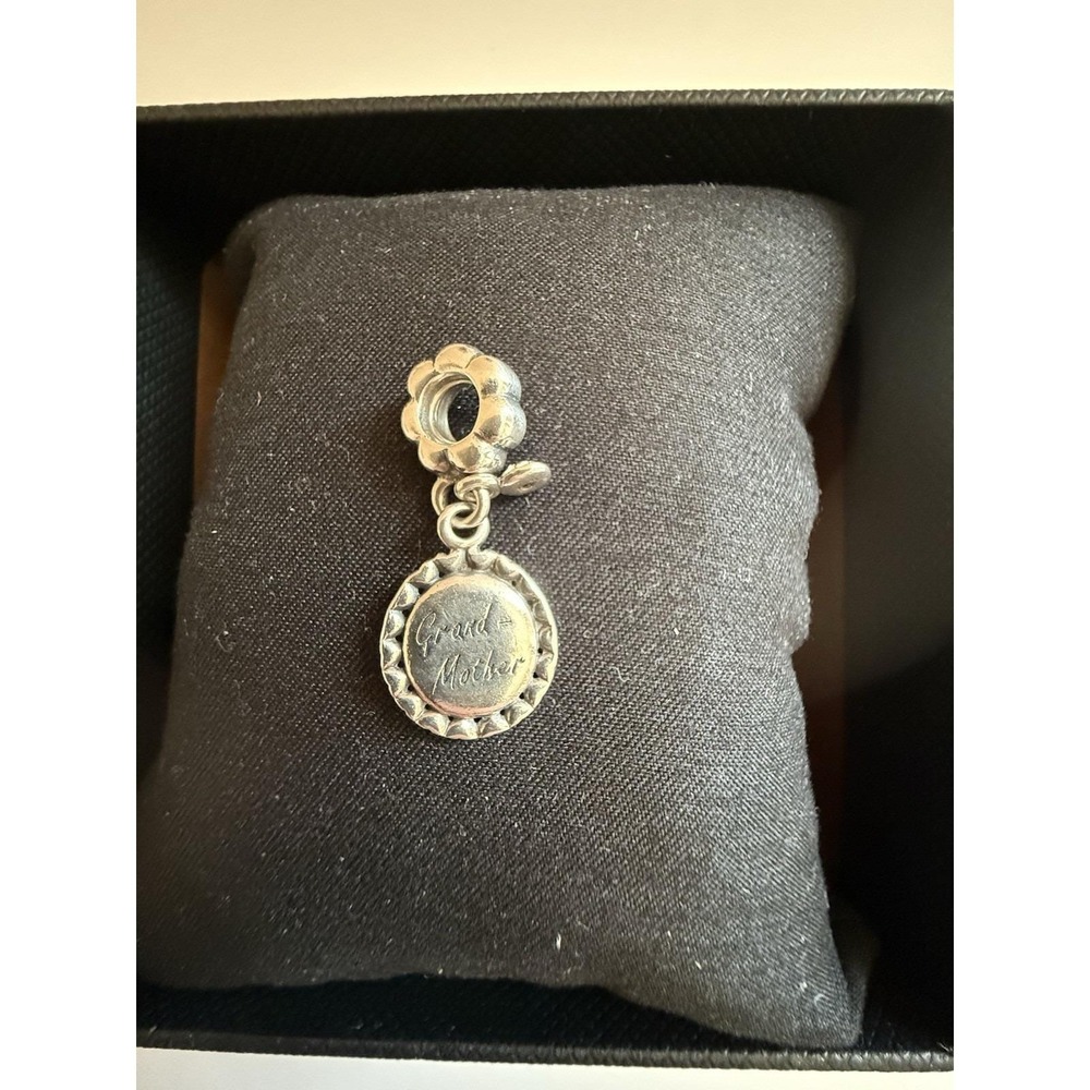 Authentic PANDORA Sterling Silver Grandmother Dangle Charm